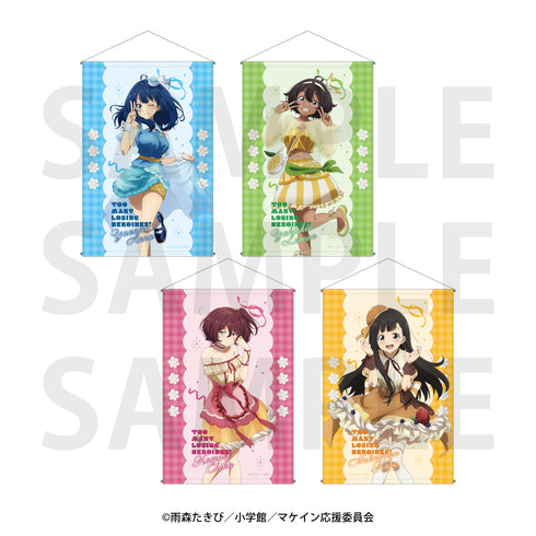 『負けヒロインが多すぎる!』タペストリー 描き下ろし等身「スイーツドレス!」 八奈見 杏菜