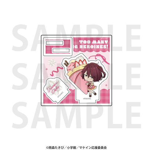 『負けヒロインが多すぎる!』ミニキャラアクリルスタンド 描き起こしデフォルメ「スイーツドレス!」小鞠 知花