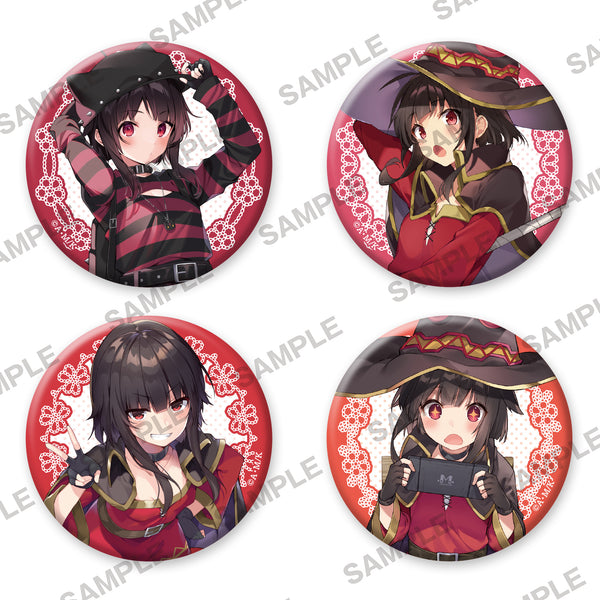 『この素晴らしい世界に祝福を!』誕生祭2023 缶バッジ4個セット めぐみん