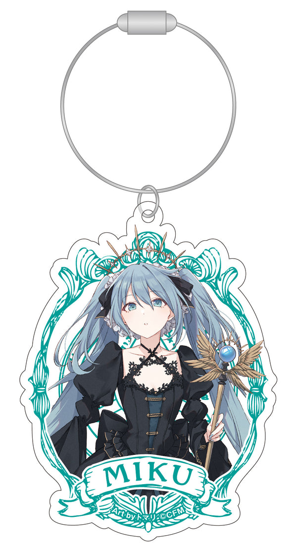 『初音ミクシリーズ』ワイヤーアクリルキーホルダー/魔法使い A 初音ミク