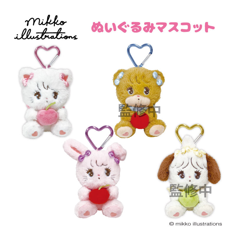mikko illustrations(ミッコ)』ぬいぐるみマスコット スフレ