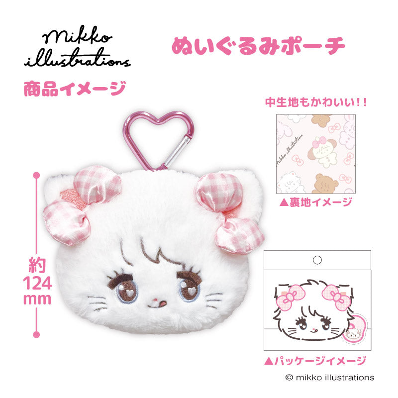 人気ランキング1位～（売れ筋商品） mikko キャミー illustrations(ミッコ)』ぬいぐるみポーチ バッグ
