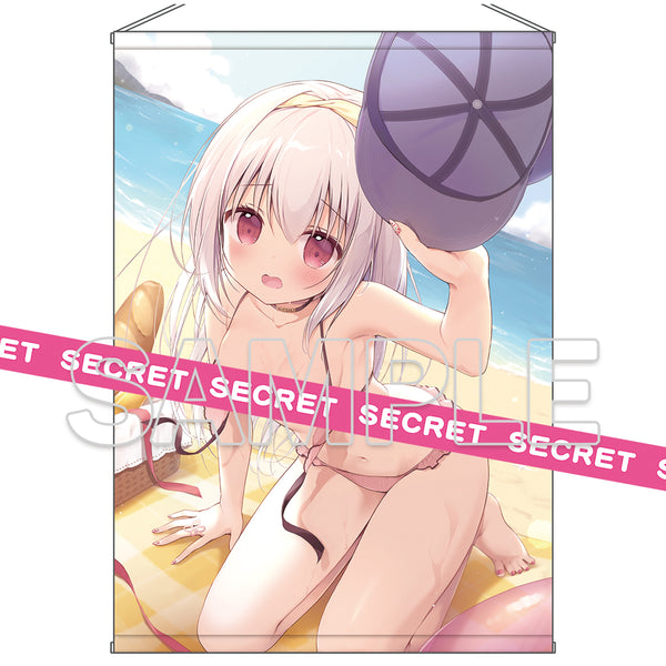 『宮坂なこ描き下ろし』ころんちゃん砂浜で二人きりデート X-RATEDタペストリー【B1】