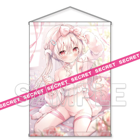 『飴玉コン描き下ろし』めいちゃんとドキドキおうちデート X-RATED タペストリー【B2】