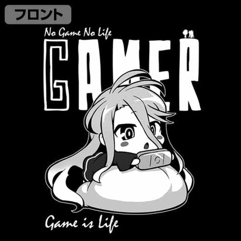『ノーゲーム・ノーライフ』「白」ゲームは人生 Tシャツ【202406再販】