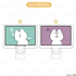 『ねこようかい』アクリルクリップスタンド【のっぺらぼう】【202605再販】