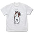 『ハマジ』ハスキー KAWAII Tシャツ / チョコレート&ホワイト【202405再販】