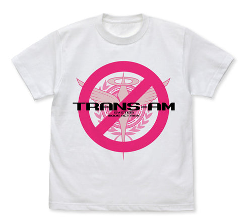 『機動戦士ガンダム00』トランザムは使うなよ!Tシャツ/WHITE