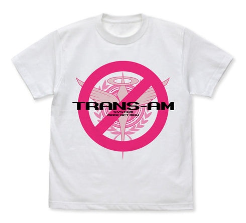 『機動戦士ガンダム00』トランザムは使うなよ!Tシャツ/WHITE【202405再販】