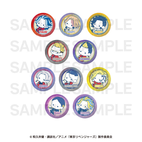 『東京リベンジャーズ』ランダムラメ缶バッジ(ぷにきゅ~と) BOX(全10種) 01.黒龍&天竺