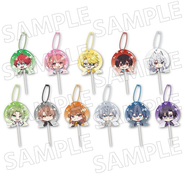 『カラフルピーチ』キャンディー型アクリルキーホルダー BOX