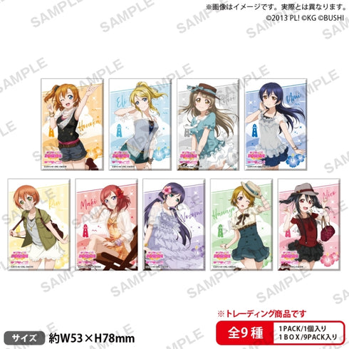 『ラブライブ!スクールアイドルフェスティバル』しかくい缶バッジコレクション μ's 人魚ver. BOX