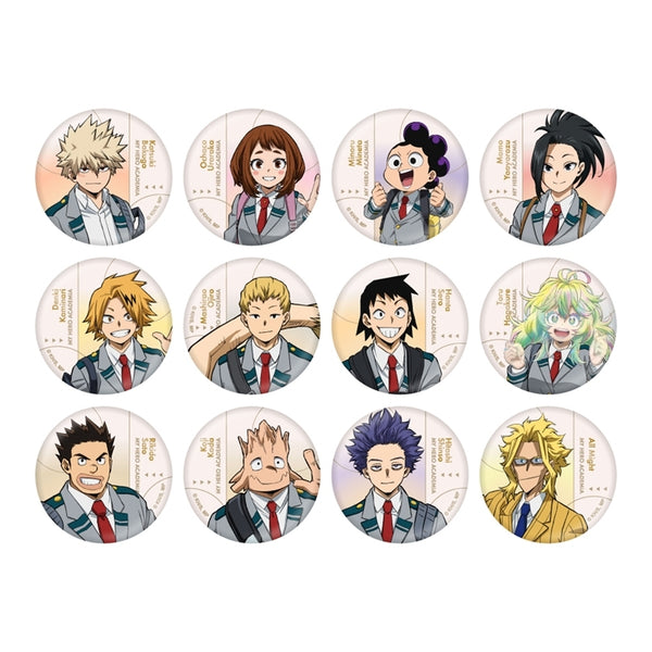『僕のヒーローアカデミア』エピローグビジュアル トレーディング箔押し缶バッジ B 【全12種】BOX