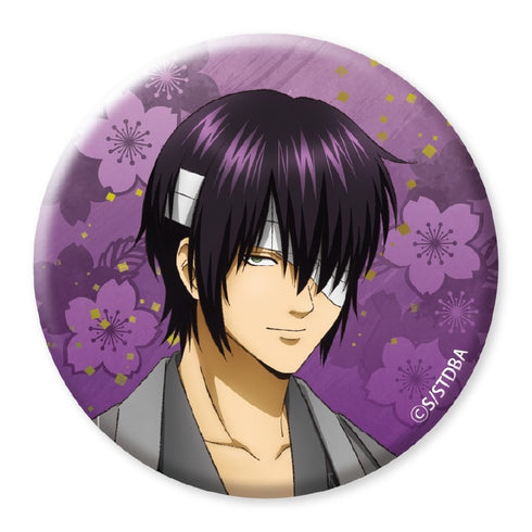 『銀魂』グリッター缶バッジ(高杉)