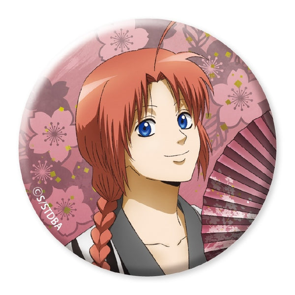 『銀魂』グリッター缶バッジ(神威)