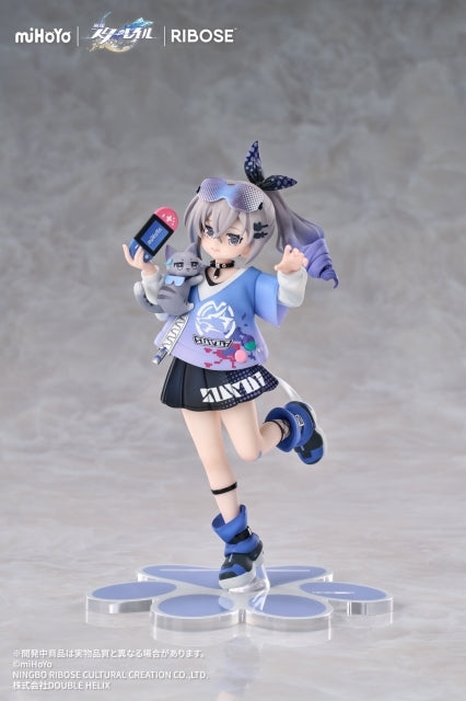 『崩壊:スターレイル』RISE UP+ ちびねこシリーズフィギュア 銀狼Ver. 完成品フィギュア