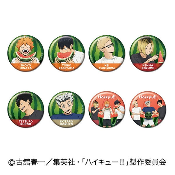 『ハイキュー!!』CANバッジ スイカシリーズ 8個入りBOX