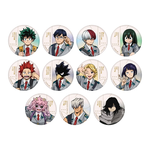 『僕のヒーローアカデミア』エピローグビジュアル トレーディング箔押し缶バッジ A 【全11種】 BOX