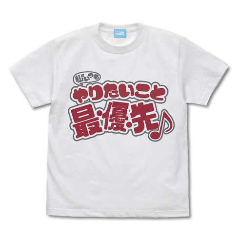 『リコリス・リコイル』私はいつもやりたいこと最・優・先 ♪ Tシャツ【202406再販】