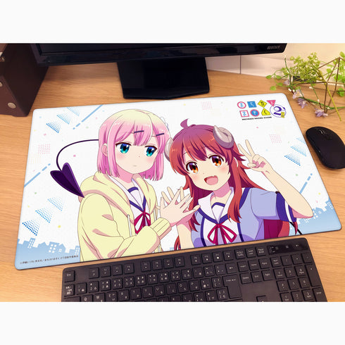 『まちカドまぞく2丁目』ラバーマット 優子&桃