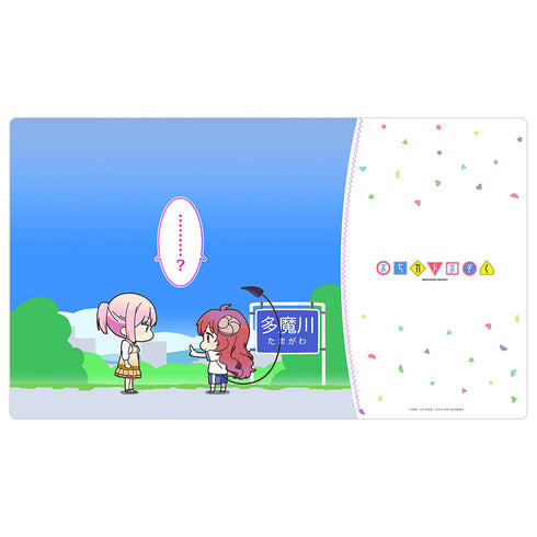 『まちカドまぞく』ラバーマット 優子&桃/多魔川