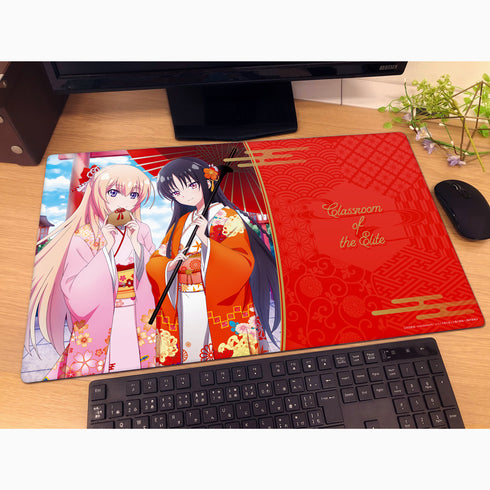『ようこそ実力至上主義の教室へ』ラバーマット (堀北鈴音&一之瀬帆波/晴着)