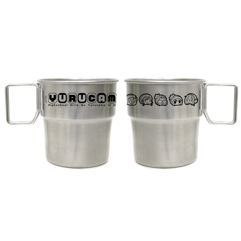 『ゆるキャン△ 』 ゆるキャン△ 折りたたみハンドル式ステンレスマグカップ Ver2.0【202406再販】