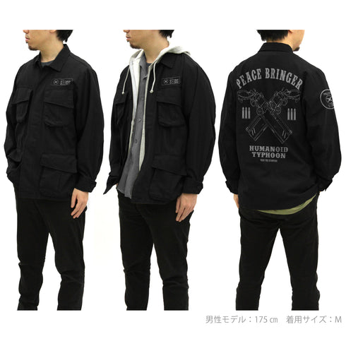 『TRIGUN STAMPEDE』ピースブリンガー ファティーグジャケット BLACK