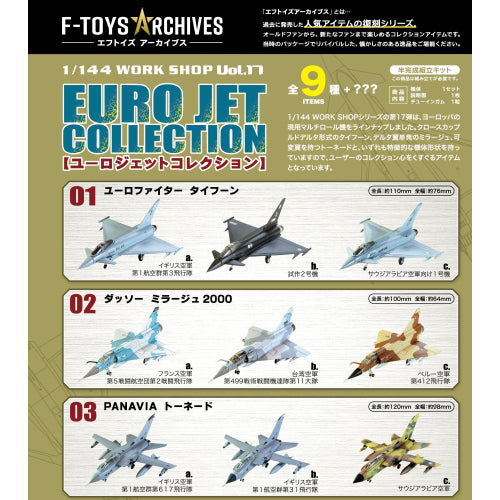 1/144 F-toys アーカイブス ユーロジェットコレクション BOX