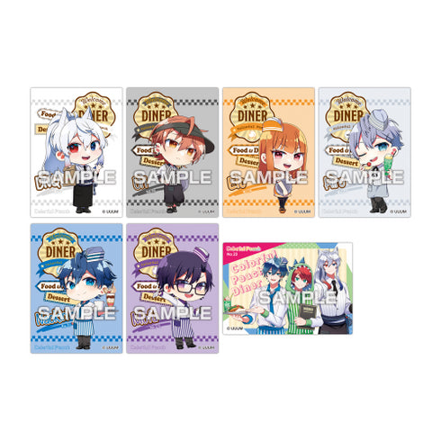 『カラフルピーチ』クリアカードコレクションガム カラピチダイナー