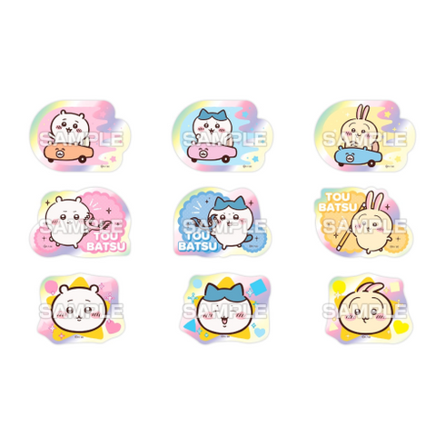 『ちいかわ』ちいかわキャラカットステッカーガムときめきレインボー BOX