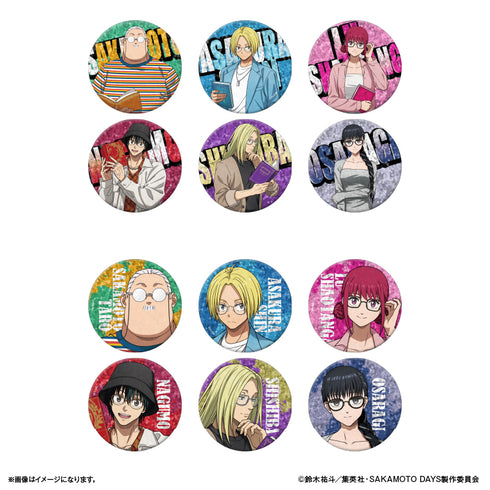 『SAKAMOTO DAYS(眼鏡Style)』SAKAMOTO DAYS トレーディングキラキラ缶バッジ 眼鏡Style 【全12種】(BOX)