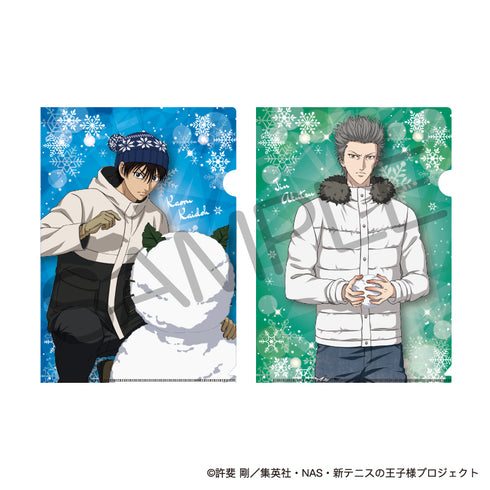 『新テニスの王子様』A4クリアファイル2枚セット 雪遊びver. 海堂 薫&亜久津 仁