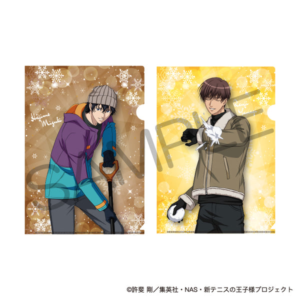 『新テニスの王子様』A4クリアファイル2枚セット 雪遊びver. 観月はじめ&柳 蓮二