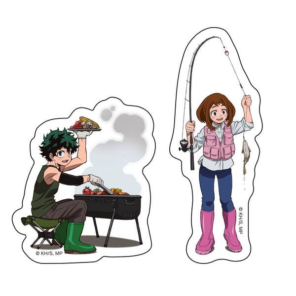『僕のヒーローアカデミア』ステッカーセット 緑谷出久&麗日お茶子