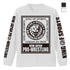 『新日本プロレスリング』 ライオンマーク ビッグシルエットロングスリーブTシャツ/WHITE【202405再販】