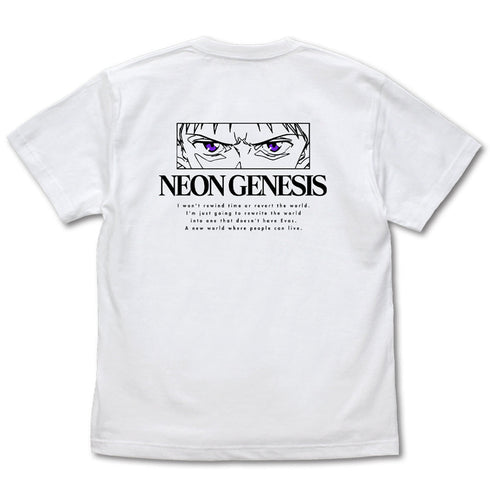『エヴァンゲリオン』『さようなら、全てのエヴァンゲリオン。』 Tシャツ WHITE【202403再販】