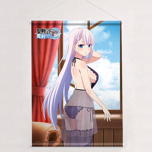 『聖剣学院の魔剣使い』描き下ろしB2タペストリー(リーセリア/ルームウェア)Wスエード