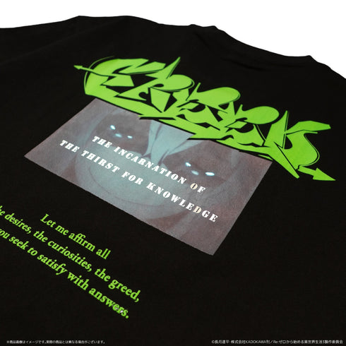 『Re:ゼロから始める異世界生活』Lサイズ AMICIS エキドナTシャツ 黒