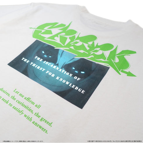 『Re:ゼロから始める異世界生活』Mサイズ AMICIS エキドナTシャツ 白
