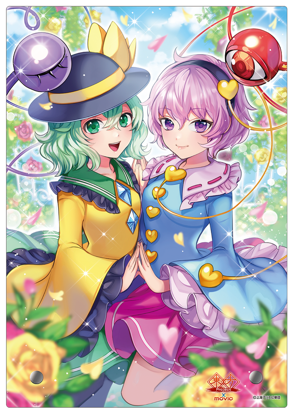 『東方Project』アクリルアートパネル 古明地 さとり&古明地 こいし