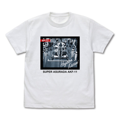 『新世紀GPXサイバーフォーミュラ』スーパーアスラーダ AKF-11 ワンシーンプリントTシャツ/WHITE【202406再販】