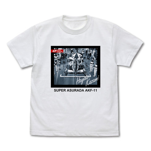 『新世紀GPXサイバーフォーミュラ』スーパーアスラーダ AKF-11 ワンシーンプリントTシャツ/WHITE