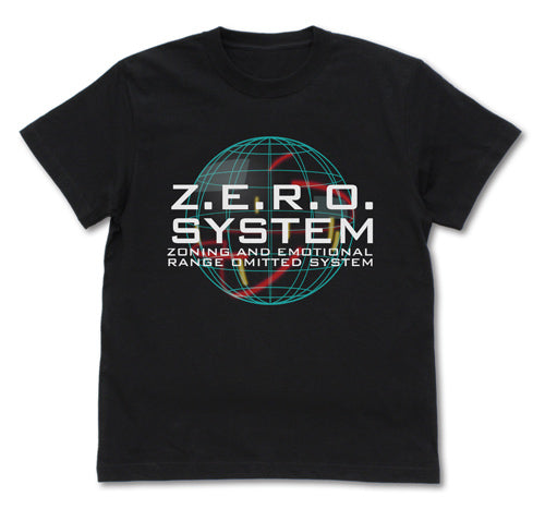 "Mobile Suit Gundam Wing" Zero System T-Shirt / BLACK
