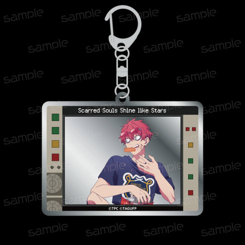 『グリッドマンユニバース』描き下ろし ガンメタリックキーホルダー【レックス】