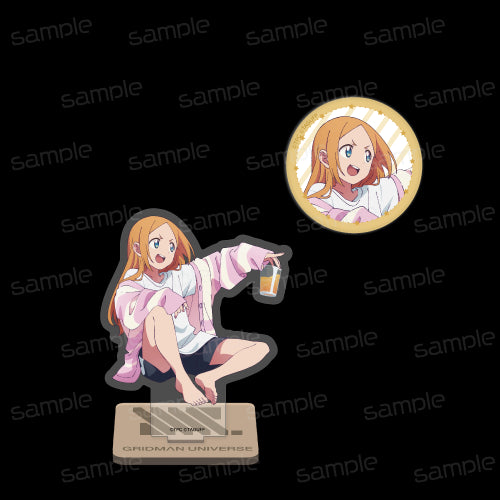 『グリッドマンユニバース』描き下ろし アクリルスタンド&缶バッジセット【ボラー】