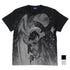 『釣りキチ三平』「Fish on!」川Ver. オールプリントTシャツ BLACK【202405再販】
