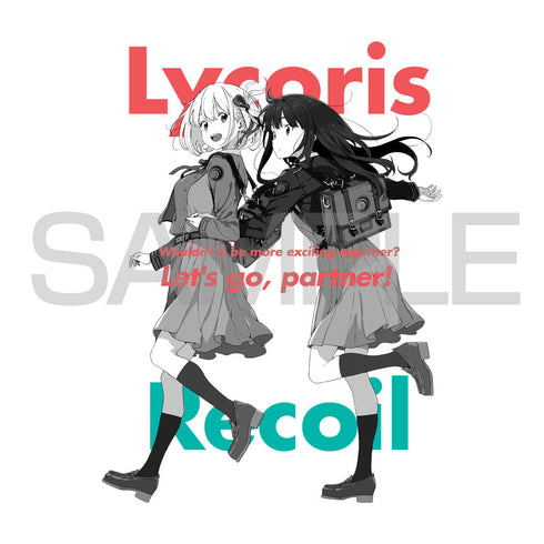 『リコリス・リコイル』千束&たきな Tシャツ/WHITE【202406再販】