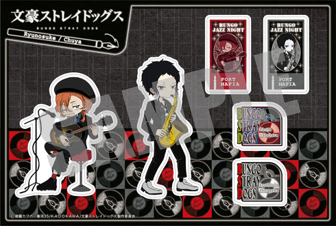 『文豪ストレイドッグス』ステッカー 芥川龍之介&中原中也 ジャズナイトver.
