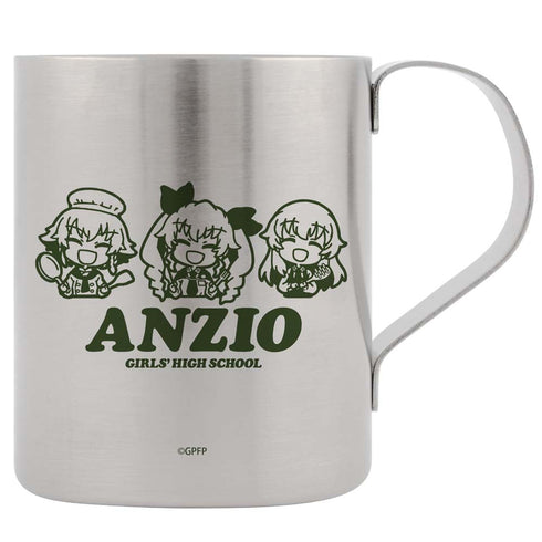 『ガールズ&パンツァー 最終章』アンツィオ高校 二層ステンレスマグカップ【202406再販】
